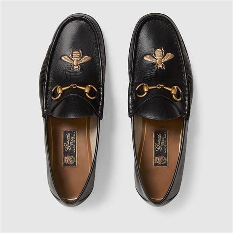 gucci mens loafer bee|Gucci platform loafer.